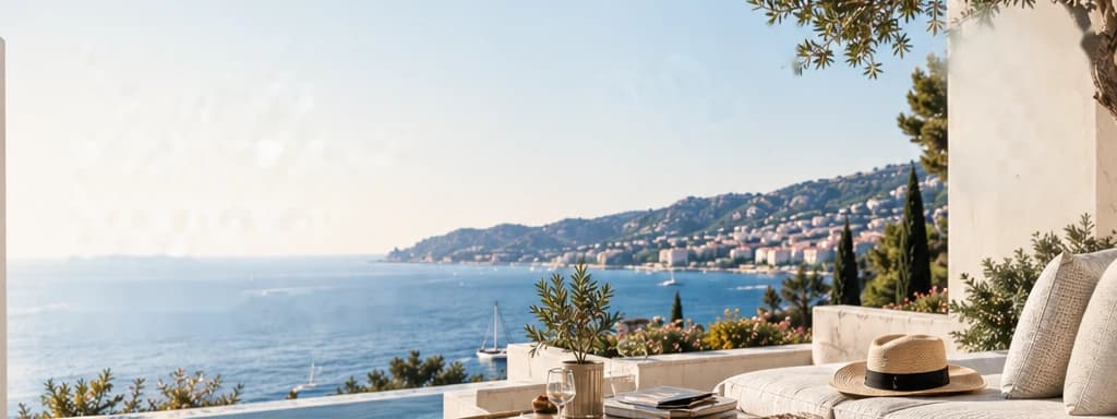 Illustration d’ambiance d’une terrasse méditerranéenne ; ce visuel ne représente pas une réalisation Pylade